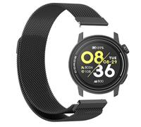 GIOPUEY Cinturini Magnetica Compatibile con COROS Pace 3, Cinturino in acciaio inossidabile intrecciato [magnetico] - black