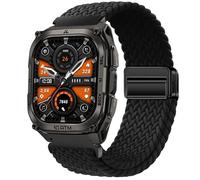 GIOPUEY Cinturini Magnetica Compatibile con KOSPET Tank M4, Cinturino in morbido nylon intrecciato [unisex] [Traspirante] - Black