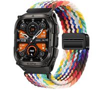 GIOPUEY Cinturini Magnetica Compatibile con KOSPET Tank M4, Cinturino in morbido nylon intrecciato [unisex] [Traspirante] - Colourful-B