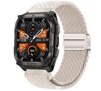 GIOPUEY Cinturini Magnetica Compatibile con KOSPET Tank M4, Cinturino in morbido nylon intrecciato [unisex] [Traspirante] - Beige