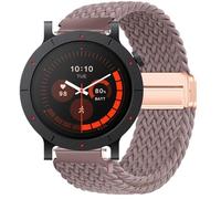 GIOPUEY Cinturini Magnetica Compatibile con Nothing CMF Watch 3 Pro, Cinturino in morbido nylon intrecciato [unisex] [Traspirante] - Purple