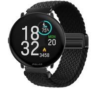 GIOPUEY Cinturini Magnetica Compatibile con Polar Ignite 3, Cinturino in morbido nylon intrecciato [unisex] [Traspirante] - Black