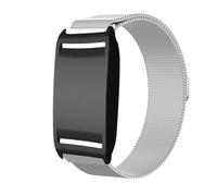 GIOPUEY Cinturini Magnetica Compatibile con Polar Loop, Cinturino in Acciaio Inossidabile Intrecciato [Magnetico] - Silver