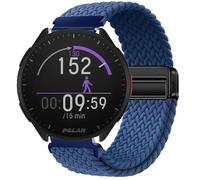 GIOPUEY Cinturini Magnetica Compatibile con Polar Pacer, Cinturino in morbido nylon intrecciato [unisex] [Traspirante] - Blue