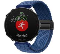 GIOPUEY Cinturini Magnetica Compatibile con Polar Vantage M2, Cinturino in Morbido Nylon Intrecciato [Unisex] [Traspirante] - Blue