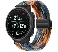 GIOPUEY Cinturini Magnetica Compatibile con SUUNTO Nautic S, Cinturino in Morbido Nylon Intrecciato [Unisex] [Traspirante] - Colourful