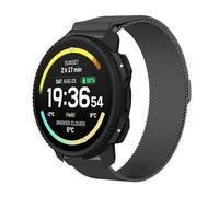 GIOPUEY Cinturini Magnetica Compatibile con SUUNTO Vertical 2, Cinturino in acciaio inossidabile intrecciato [magnetico] - black