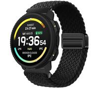 GIOPUEY Cinturini Magnetica Compatibile con SUUNTO Vertical 2, Cinturino in morbido nylon intrecciato [unisex] [Traspirante] - Black