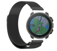 GIOPUEY Cinturini Magnetica Compatibile con SUUNTO Vertical, Cinturino in acciaio inossidabile intrecciato [magnetico] - black