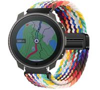 GIOPUEY Cinturini Magnetica Compatibile con SUUNTO Vertical, Cinturino in Morbido Nylon Intrecciato [Unisex] [Traspirante] - Colourful-B