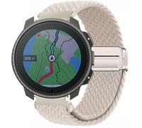 GIOPUEY Cinturini Magnetica Compatibile con SUUNTO Vertical/Vertical 2, Cinturino in morbido nylon intrecciato [unisex] [Traspirante] - Beige