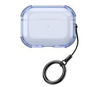 GIOPUEY Clear Cover Compatibile con Airpods Pro 3 2025, Custodia TPU, Ultrasottile Case Cover, Antiurto, Resistente ai Graffi - transparent blue