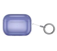GIOPUEY Clear Cover Compatibile con Airpods Pro 3 2025, Custodia TPU, Ultrasottile Case Cover, Antiurto, Resistente ai Graffi - transparent purple