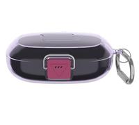 GIOPUEY Clear Cover Compatibile con JBL Endurance Peak 4, Custodia TPU, Ultrasottile Case Cover, Antiurto, Resistente ai Graffi - transparent purple