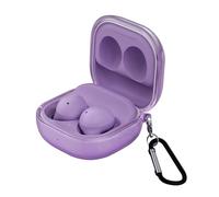 GIOPUEY Clear Cover Compatibile con Samsung Galaxy Buds FE/Buds Pro/Buds Live/Buds 2/Buds 2 Pro, Custodia TPU, Ultrasottile Case Cover, Antiurto, Resistente ai Graffi - transparent purple