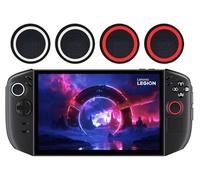 GIOPUEY Copri Analogici Compatibile con Lenovo Legion Go 2, 4 Pezzi Silicone Joystick Thumb Stick Grips cap Cover Case Custodia Protettiva, Morbida e Antiscivolo - Red+Black