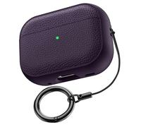 GIOPUEY Cover Compatibile con Airpods Pro 3 2025, Custodia TPU, Ultrasottile Case Cover, Antiurto, Resistente ai Graffi - purple