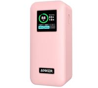 GIOPUEY Cover Compatibile con Anker Prime 20000mAh Power Bank(200W), Cilicone Custodia, Ultrasottile Case Cover, Antiurto, Resistente ai Graffi - Rosa