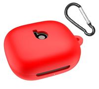 GIOPUEY Cover Compatibile con Beats Powerbeats Fit 2025, Cilicone Custodia, Ultrasottile Case Cover, Antiurto, Resistente ai Graffi - Rosso