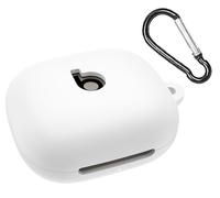 GIOPUEY Cover Compatibile con Beats Powerbeats Fit 2025, Cilicone Custodia, Ultrasottile Case Cover, Antiurto, Resistente ai Graffi - Bianco