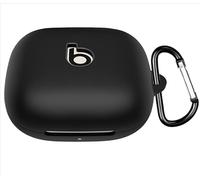 GIOPUEY Cover Compatibile con Beats Powerbeats Pro 2, Cilicone Custodia, Ultrasottile Case Cover, Antiurto, Resistente ai Graffi - Nero