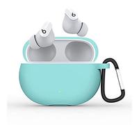 GIOPUEY Cover Compatibile con Beats Studio Buds/Buds+/Buds Plus (2023), Cilicone Custodia, Ultrasottile Case Cover, Antiurto, Resistente ai Graffi - Verde