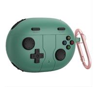 GIOPUEY Cover Compatibile con Beats Studio Buds/Plus, Carino Divertente Cartone Animato TPU Silicone Custodia, Protettiva Case Cover con Gancio Portachiavi per Uomini Donne - Green