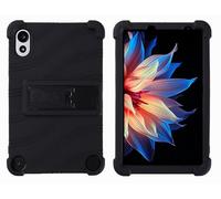 GIOPUEY Cover Compatibile con Blackview ZENO 1 8inch - con Supporto - Custodia Protettiva in Silicone TPU Morbida Case - Black