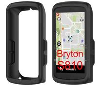 GIOPUEY Cover Compatibile con Bryton Rider S810, Cilicone Custodia, Ultrasottile Case Cover, Antiurto, Resistente ai Graffi - Nero