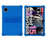 GIOPUEY Cover Compatibile con DOOGEE Tab A9 PRO - con Supporto - Custodia Protettiva in Silicone TPU Morbida Case - Dark Blue