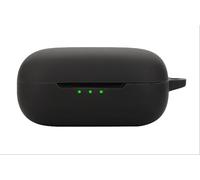 GIOPUEY Cover Compatibile con EarFun Air Pro 4, Cilicone Custodia, Ultrasottile Case Cover, Antiurto, Resistente ai Graffi - Nero