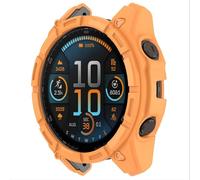 GIOPUEY Cover Compatibile con Fenix 8 43mm, TPU Silicone Premium Morbido e Leggero Protettiva Case Cover, Antiurto&Caduta Custodia - Orange
