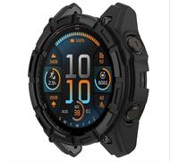 GIOPUEY Cover Compatibile con Fenix 8 43mm, TPU Silicone Premium Morbido e Leggero Protettiva Case Cover, Antiurto&Caduta Custodia - Black