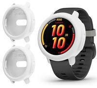 GIOPUEY Cover Compatibile con Garmin Bounce 2, [2 Pezzi] Morbido TPU Silicone Case Protettiva, Ultra-Sottile Custodia - White