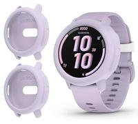 GIOPUEY Cover Compatibile con Garmin Bounce 2, [2 Pezzi] Morbido TPU Silicone Case Protettiva, Ultra-Sottile Custodia - Purple