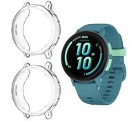 GIOPUEY Cover Compatibile con Garmin Bounce 2, [2 Pezzi] Soft TPU, Shock Resistant Custodia - Transparent+Transparent