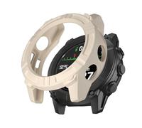 GIOPUEY Cover Compatibile con Garmin Descent G2, TPU Silicone Premium Morbido e Leggero Protettiva Case Cover, Antiurto&Caduta Custodia - Beige