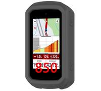 GIOPUEY Cover Compatibile con Garmin Edge 850/Garmin Edge 550, Cilicone Custodia, Ultrasottile Case Cover, Antiurto, Resistente ai Graffi - Grey