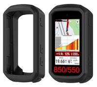 GIOPUEY Cover Compatibile con Garmin Edge 850/Garmin Edge 550, Cilicone Custodia, Ultrasottile Case Cover, Antiurto, Resistente ai Graffi - Black-B