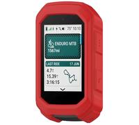 GIOPUEY Cover Compatibile con Garmin Edge MTB, Cilicone Custodia, Ultrasottile Case Cover, Antiurto, Resistente ai Graffi - Rosso