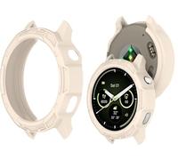 GIOPUEY Cover Compatibile con Garmin Venu 4 45mm, TPU Silicone Premium Morbido e leggero Protettiva Case Cover, Antiurto&caduta Custodia - beige