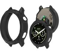 GIOPUEY Cover Compatibile con Garmin Venu 4 45mm, TPU Silicone Premium Morbido e leggero Protettiva Case Cover, Antiurto&caduta Custodia - black