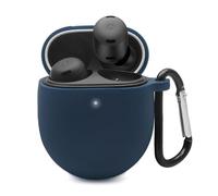GIOPUEY Cover Compatibile con Google Pixel buds Pro 2a, Cilicone Custodia, Ultrasottile Case Cover, Antiurto, Resistente ai Graffi - Blu scuro