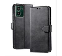 GIOPUEY Cover Compatibile con HMD Pulse PRO/Pluse Plus/Pluse, Flip Pelle Custodia, Comodo, con Fibbia Magnetica[con 3 Slot] Antiurto Case Cover - Nero