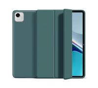 GIOPUEY Cover Compatibile con Honor Pad X9a, Flip Pelle + Morbida Custodia in Silicone, consistenza Simile alla Pelle Case - Darkgreen