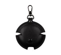 GIOPUEY Cover Compatibile con Huawei Freebuds 7i, PU Pelle Custodia, Protettiva Case Cover con Gancio Portachiavi per Uomini Donne - Black