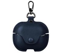 GIOPUEY Cover Compatibile con HUAWEI FreeBuds SE 4 ANC, PU Pelle Custodia, Protettiva Case Cover con Gancio Portachiavi per Uomini Donne - blue