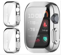 GIOPUEY Cover Compatibile con Huawei Watch D2, [2 Pezzi] Soft TPU, Shock Resistant Custodia - Silver+Silver