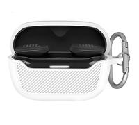 GIOPUEY Cover Compatibile con JBL Endurance Race 2, Cilicone Custodia, Ultrasottile Case Cover, Antiurto, Resistente ai Graffi - Bianco