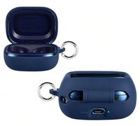 GIOPUEY Cover Compatibile con JBL Flex Buds 4/Beam Buds4/Live Buds4, Cilicone Custodia, Ultrasottile Case Cover, Antiurto, Resistente ai Graffi - Blu scuro